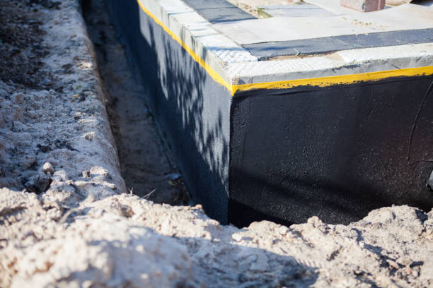 Professional Waterproofing technician working in Wayne, NY